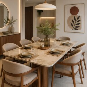 Comedor Elegante Estilo Nórdico